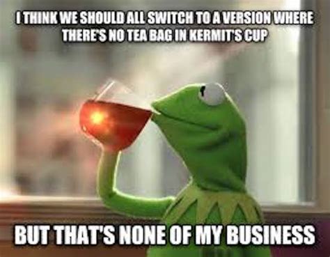 The Best Of The Thats None Of My Business Kermit Meme