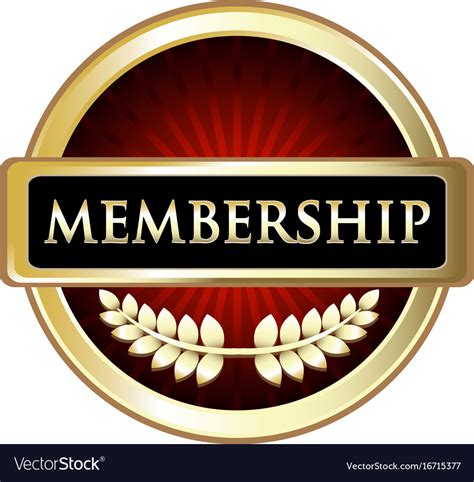 Membership Icon Royalty Free Vector Image Vectorstock