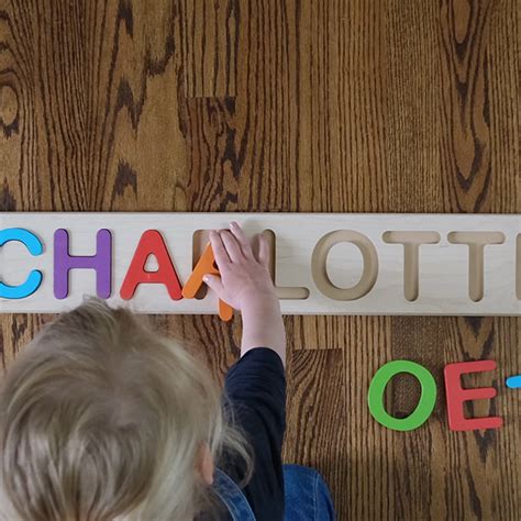 Personalized Name Puzzle Best Early Learning Toys For Babies