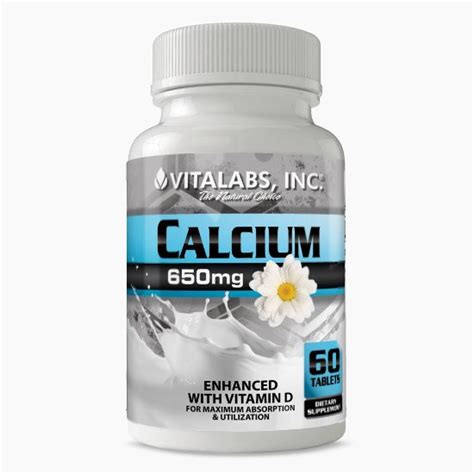 Calcium and vitamin d supplements are not the answer. Vitalabs Calcium With Vitamin D-3 Supplement - Supplement ...
