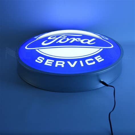 Neonetics 7fords Backlit Ford Authorized Service Neon Sign