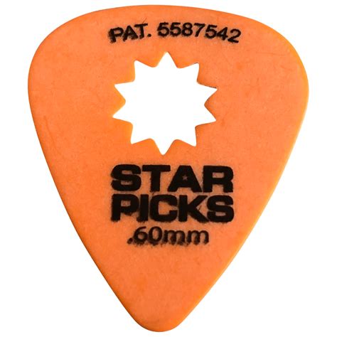 Star Pick Guitar Picks 12 Pack Ebay
