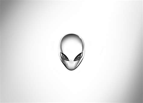 Alienware Eclipse Head White 8k Uhd Wallpaper