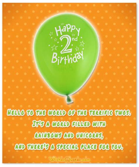 Cute 2nd Birthday Wishes For 2 Year Old Baby By Wishesquotes