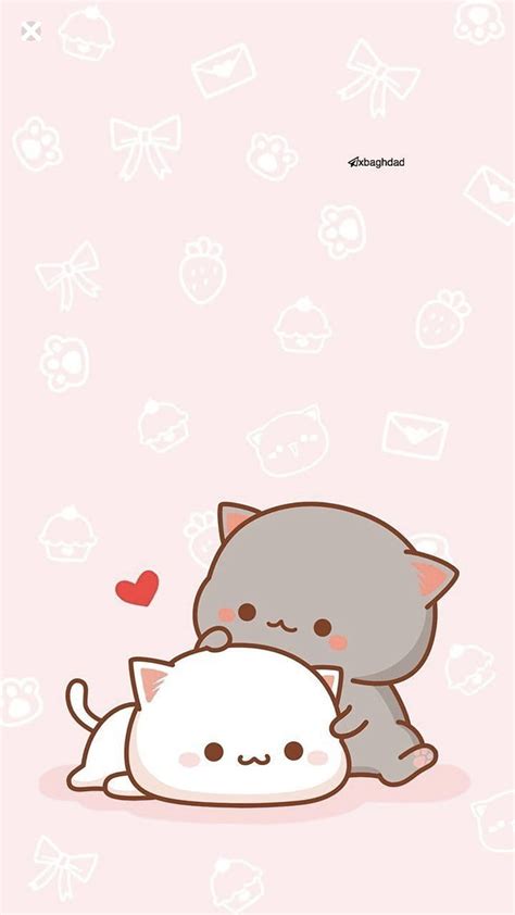 Cute Cat Iphone Kawaii Chibi Cats Hd Phone Wallpaper Pxfuel