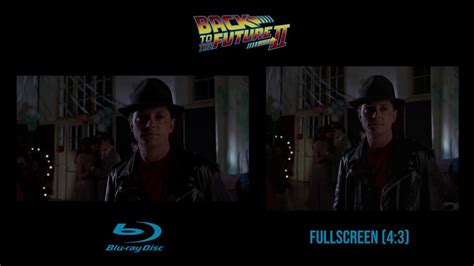 Back To The Future 2 Widescreen Vs Fullscreen Youtube