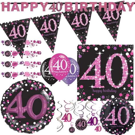Amscan Pink Sparkling Celebration Th Birthday Luncheon Napkins Cm For Sale Online EBay