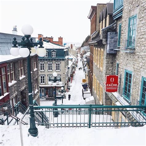 The Ultimate Guide To Visiting Quebec City On A Budget Canada Quebec Winter Popular Honeymoon