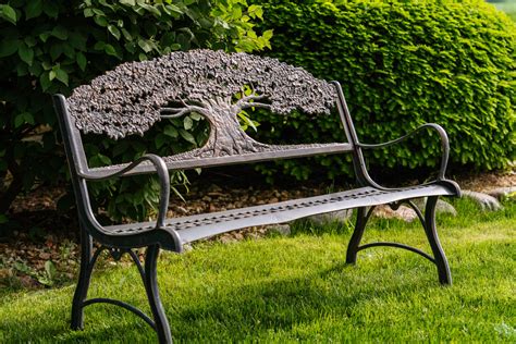 Cast Iron Tree Bench Designed By Painted Sky Designs