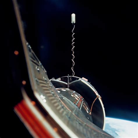 Gemini 10 Docked With The Agena Module Gemini 10 With John Young And