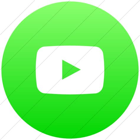 Green Youtube Icon At Collection Of Green Youtube