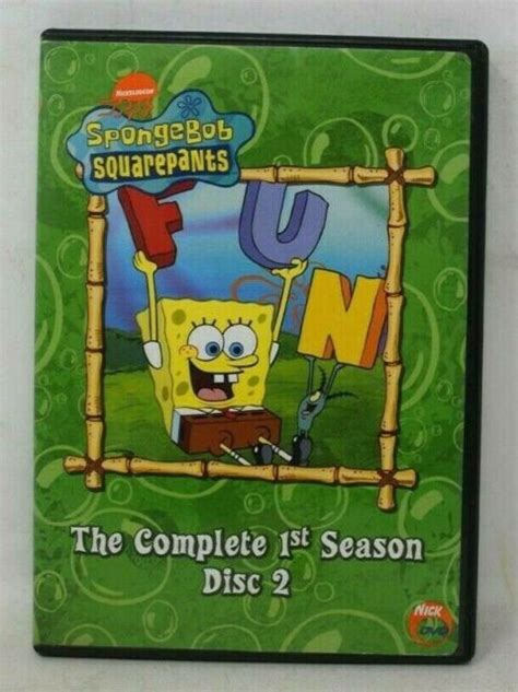 Spongebob Squarepants The Complete 1st Season Dvd 2003 3 Disc Set