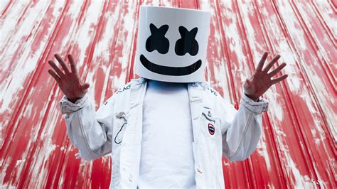 Download Wallpaper 1920x1080 Marshmello Musician Celebrity 2019