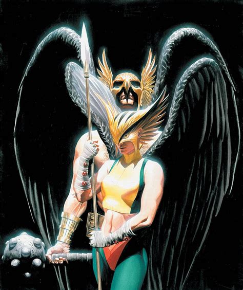 Artwork Hawkman And Hawkgirl By Alex Ross Rdccomics