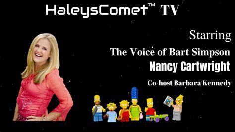 Nancy Cartwright Bart Simpson On Haleyscomet Tv Youtube