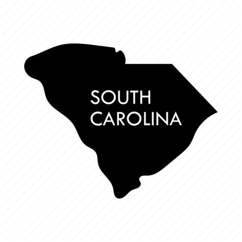 South Carolina Us State Border Icon Download On Iconfinder