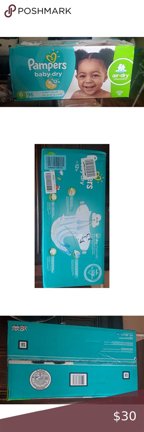 Pampers Baby Dry 12 Hour Size 696ct Seal Box In 2020 Pampers Baby Seal