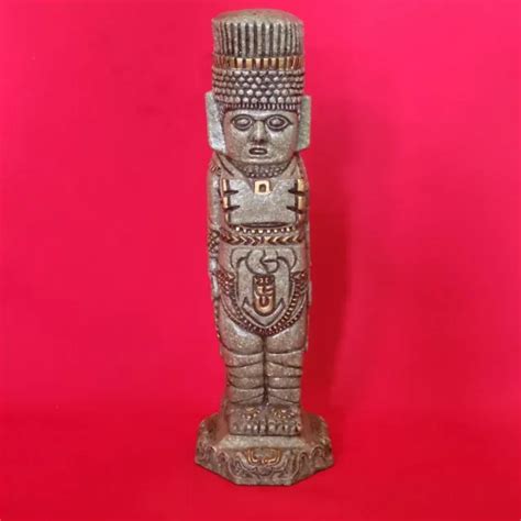 toltec warrior mesoamerican mayan aztec sculptural statue sculpture 12 tall £69 04 picclick uk
