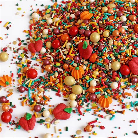 Sprinkle Pop Autumn Orchard Sprinkle Mix 4oz Sprinkle Mixes Candy