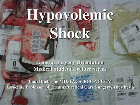 Ppt Hypovolemic Shock Powerpoint Presentation Free Download Id3290969