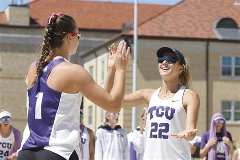 Tcu Beach Volleyball Collects Conference Awards Ahead Of Ccsa