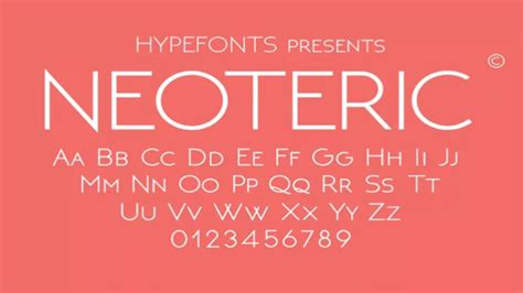 Neoteric Font Download The Fonts Magazine