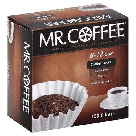 Mr Coffee Coffee Filters White 8 12 Cup 100 Each Instacart