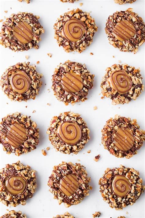Salted Caramel Turtle Thumbprint Cookies Cooking Classy Delicious