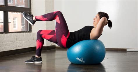 Lower Ab Yoga Ball Exercise