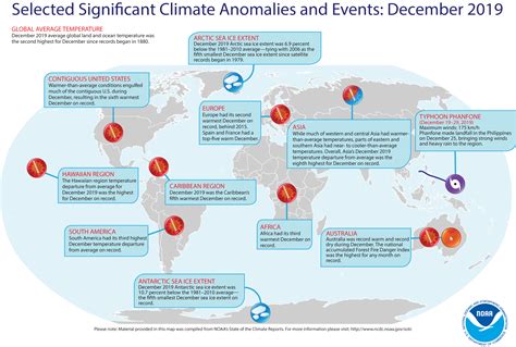 Global Climate Report December 2019 State Of The Climate National