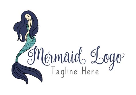Custom Logo Design Premade Mermaid Logo Photography Logo Etsy