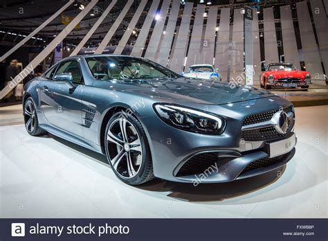 You can find reports about the most important events from motorsport, formula one, dtm, golf, soccer and laureus. Sports car Mercedes-Benz SL 400 (R231), 2016 Stock Photo ...