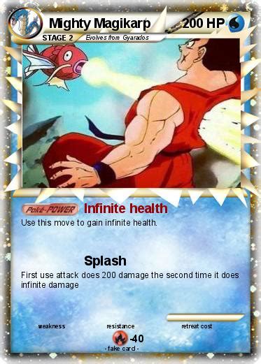 Pokémon Mighty Magikarp Infinite Health My Pokemon Card