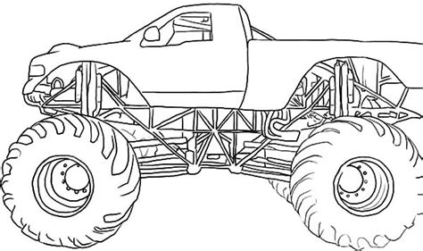 On march 29, 2018 by coloring.rocks! Drawing Monster Jam Truck Coloring Pages : Color Luna