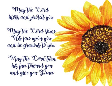 Bible Verse 8.5 X 11 Instant Download Sunflower Watercolor Print ...