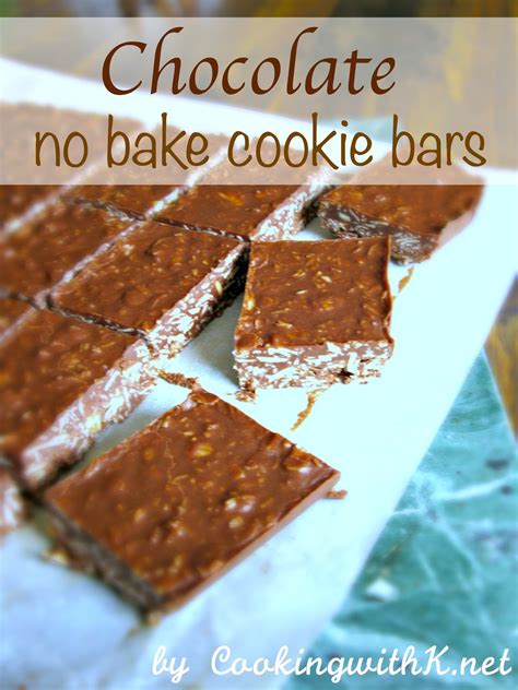 Easy no bake coconut chocolate bars simply melt in your mouth. Cooking with K: America's Favorite Chocolate No Bake ...