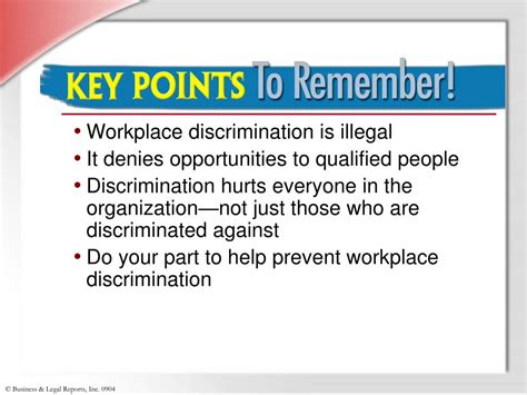 Ppt Preventing Discrimination In The Workplace Powerpoint