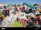 La rue du marché, Port-au-Prince, Haïti, Caraïbes Photo Stock - Alamy