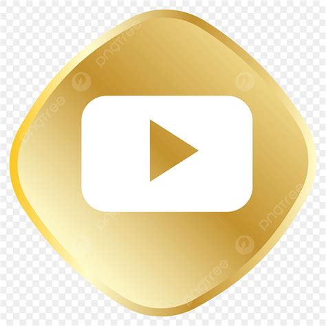 29 Transparent Gold Youtube Logo Png