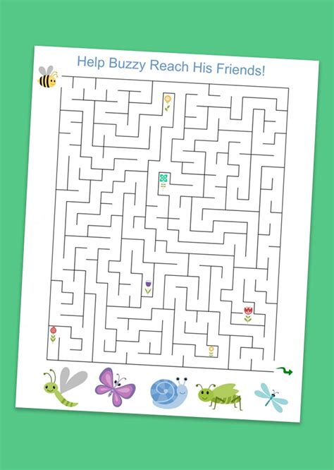 20 Twisting And Turning Printable Mazes Kids Activities Blog Kids Activities