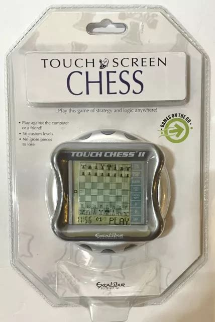 Handheld Electronic Chess Game Excalibur Touch Chess 2 Ii Touch Screen