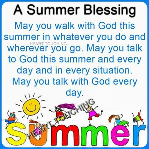 A Summer Blessings Blessed Jesus Pictures Poems