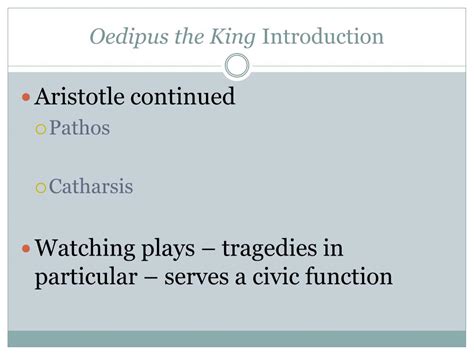 Ppt Oedipus The King Introduction Powerpoint Presentation Free Download Id 2022106
