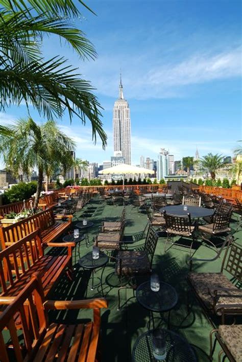 High above the attendees is the second largest green roof in the united. Outdoor Rooftop Garden Restaurant Bar and Lounge 230 Fifth ...