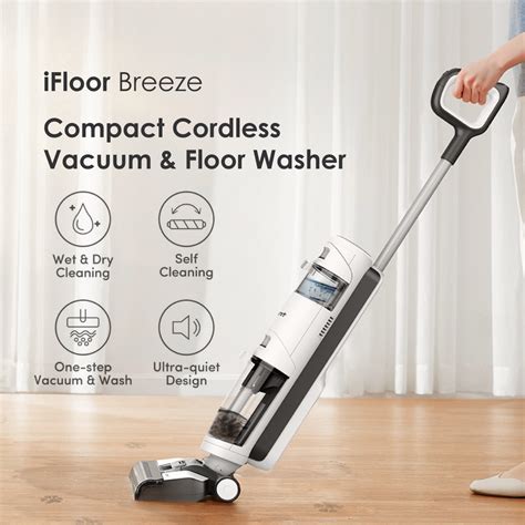 Ifloor Breeze Cordless Wetdry Mop Vacuum Cleaner And Hard Floor Washer