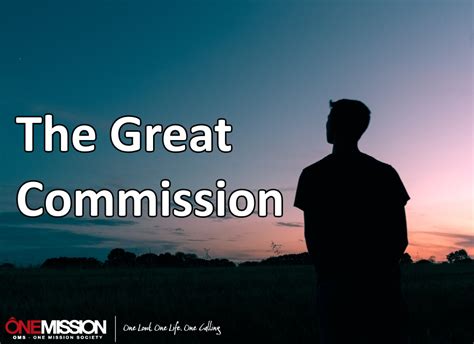 The Great Commission Oms Canada