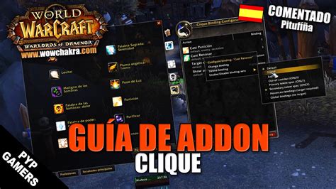 Guía del addon Clique | WoW World of Warcraft - YouTube