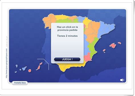 Juegos Educativos Online Gratis Provincias De España Juego De