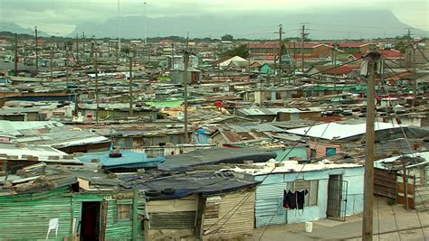 Wide Shot Of Slum In South African Township Stock Footage Video 1915507
