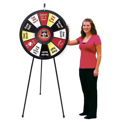 Spin N Win Promotional Prize Wheel Kit Custom Trade Show Item